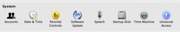 System preferences