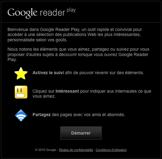 Google Reader Play